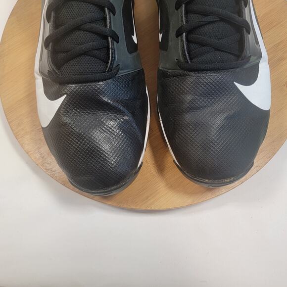 Nike Alpha Fast Flex Baseball Sneakers Shoes Men 13 Black White - Picture 6 of 14